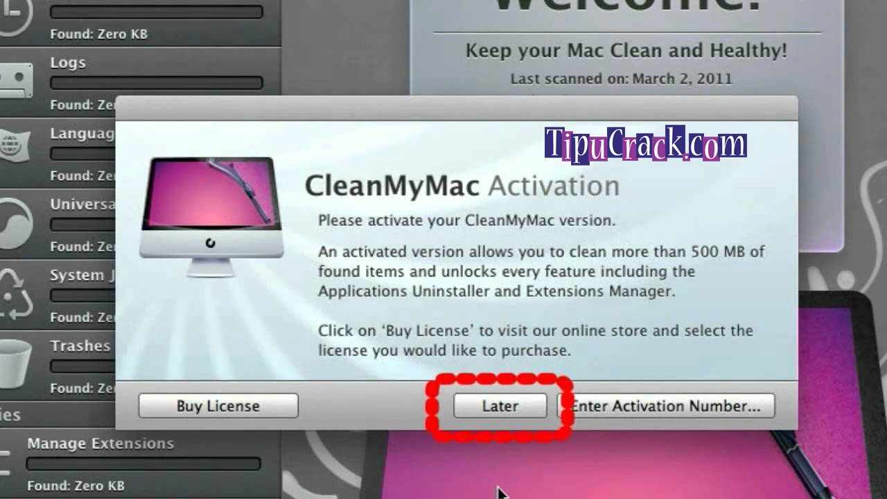 combo cleaner activation number mac